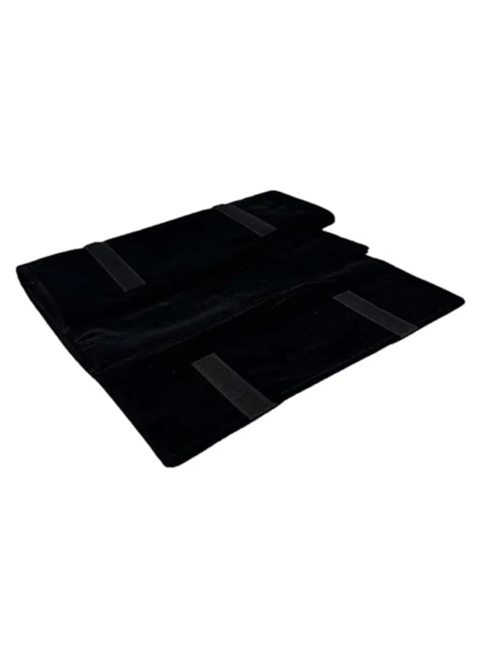 Travel Necklaces Roll Organizer Anti-Tangle, Black | Soft Velvet Jewelry Roll